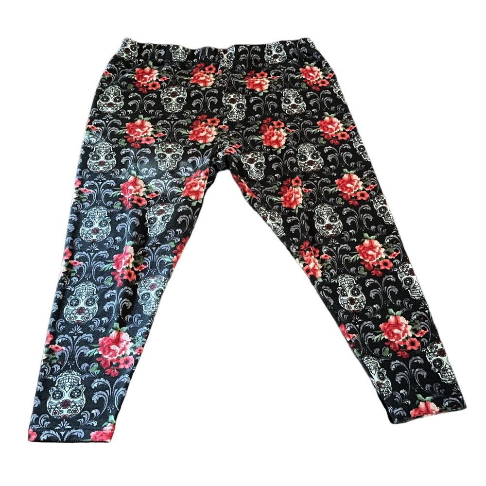 Terra & Sky sugar skull lounging pants. Size 2X